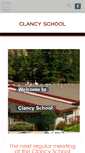 Mobile Screenshot of clancyschool.org