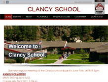 Tablet Screenshot of clancyschool.org